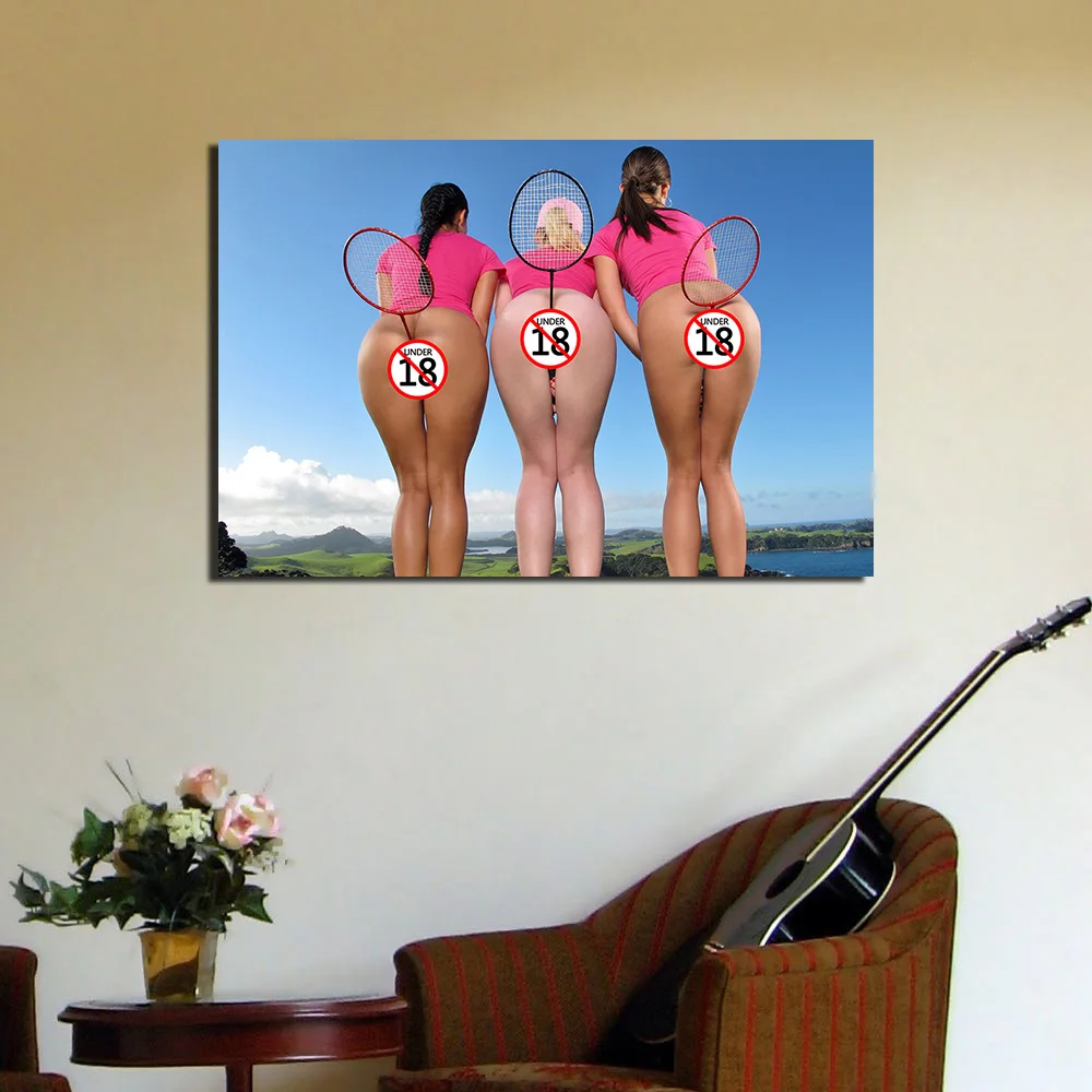 Сексуальные девушки настенные художественные плакаты Печать на холсте картины для декора гостиной