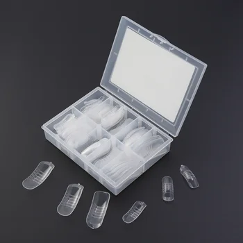 

140 PCS Nail Tips Full Cover Nail Art Supplies Nails Tips Nail Accessories for Nail Salons Home DIY