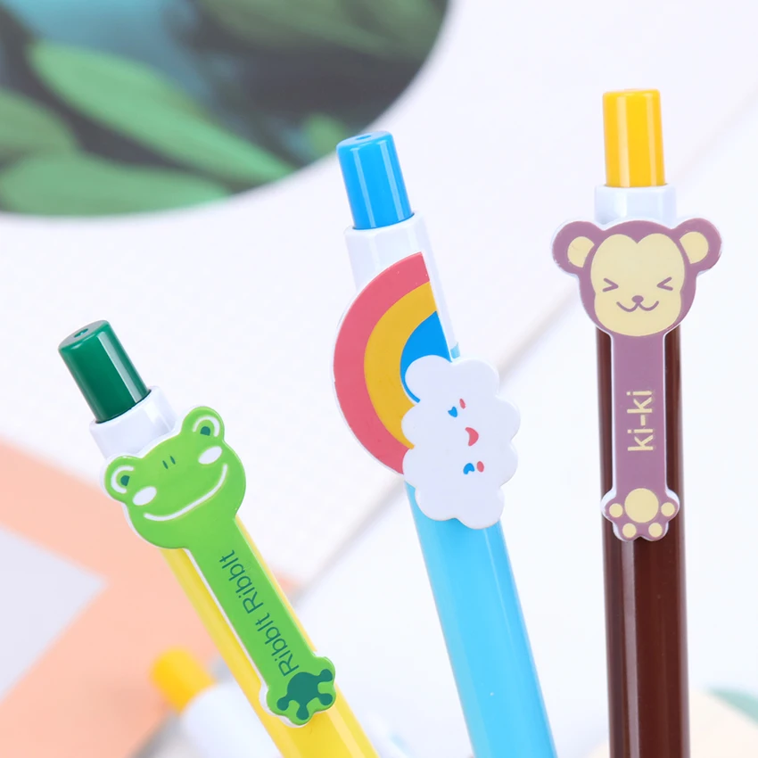 6 шт. корейские канцелярские принадлежности креативные шариковые ручки качественная Милая ручка в виде птицы канцелярские принадлежности школьные канцелярские принадлежности