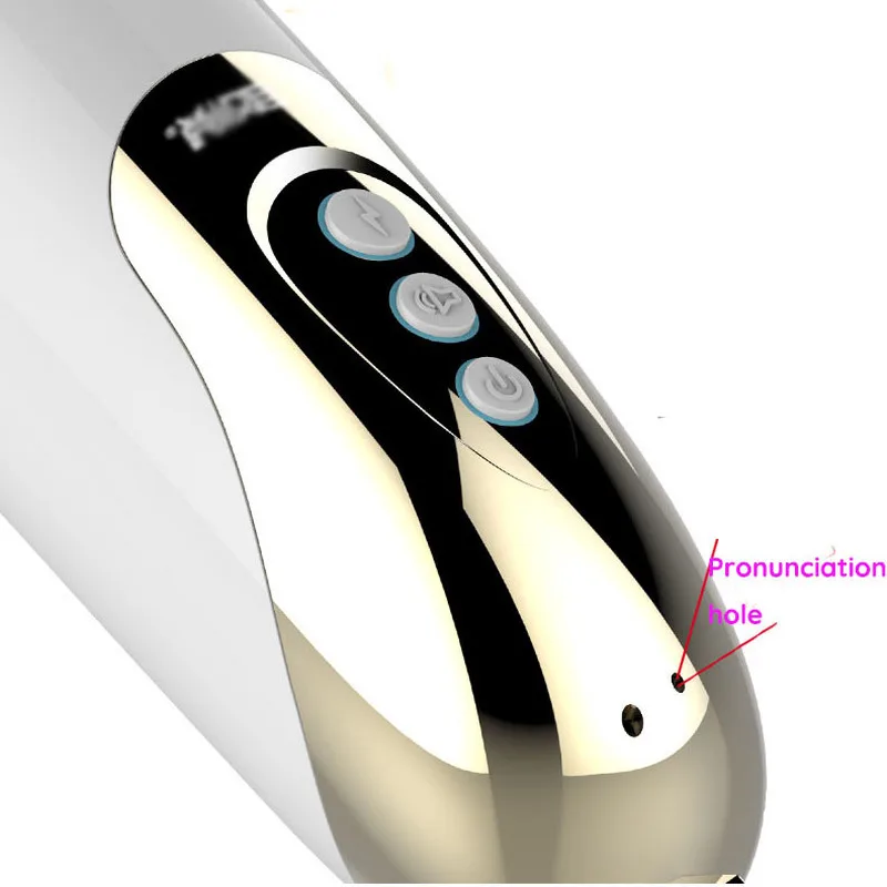  Male Masturbator Portable Soft TPE Automatic Hands Free Piston Vibration Massage Masturbation Cup V