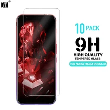 10 Pcs Tempered Glass For ZTE nubia Red Magic 3s Screen Protector 9H Tempered Glass For ZTE nubia Red Magic 3s Protective Film