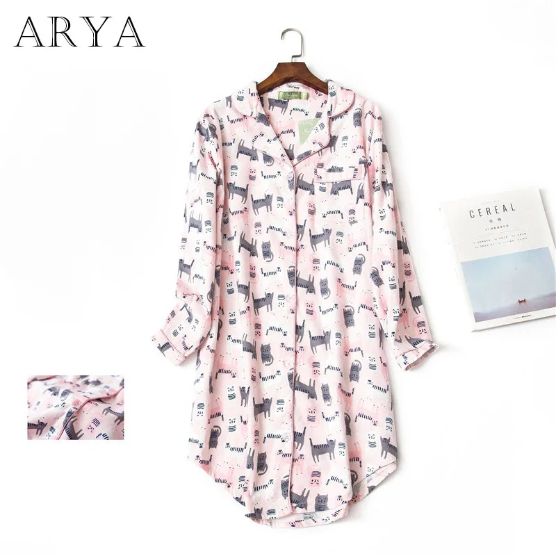 ARYA, зимние женские пижамы большого размера, пижамы с длинным рукавом, хлопок, фланель, Женская домашняя одежда - Цвет: Черный