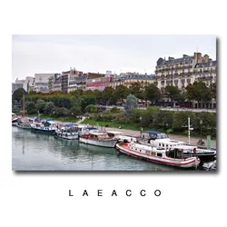 Laeacco городской пейзаж настенные картины плакат печать холст живопись, каллиграфия декоративная для гостиной спальни домашний декор