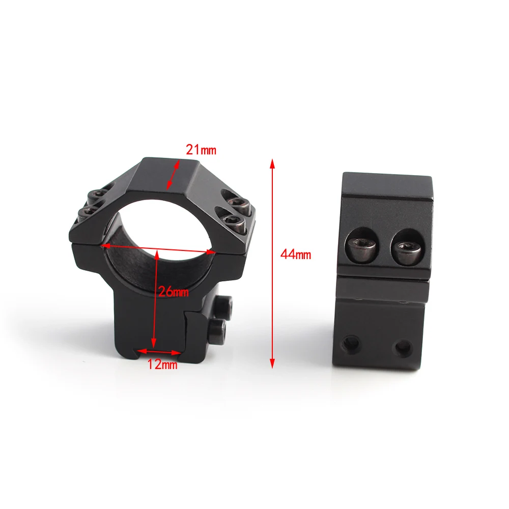 with 11mm low mount Прицел для винтовки SPINA 1,5-6X32 30 мм, оптический прицел с зеленым стеклом для охоты и стрельбы - Цвет: with 11mm low mount
