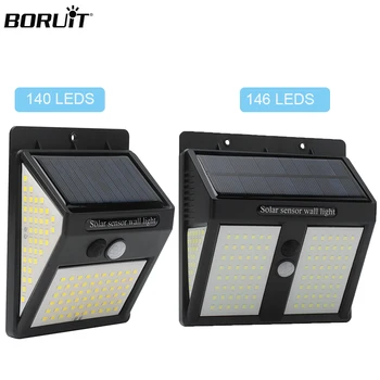

140 146 LEDs Outdoor Solar Light PIR Motion Sensor Wall Light Waterproof Solar Lamp Solar Powered Sunlight For Garden Decoration