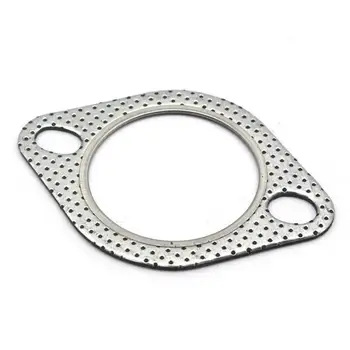 

Down Gasket Sliver Accessory Parts 10pcs 2-Bolt Exhaust Turbo Manifold