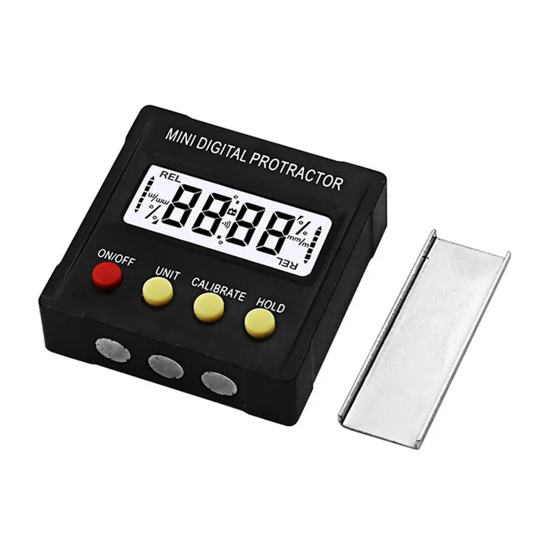 New 3 In 1 360° Electronic Digital Level Box Protractor Magnetic Base Angle Finder Bubble Backlight Angle Ruler Measuring Tools 4