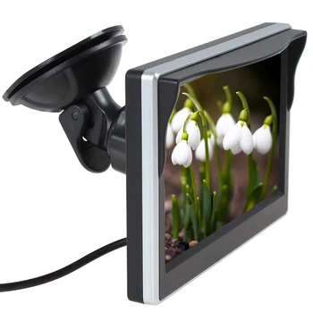 

Vehicle Rearview Mirror LCD Screen Wide Voltage Digital Auto Parking Backup High Definition 12V 24V Security Car Monitor Video