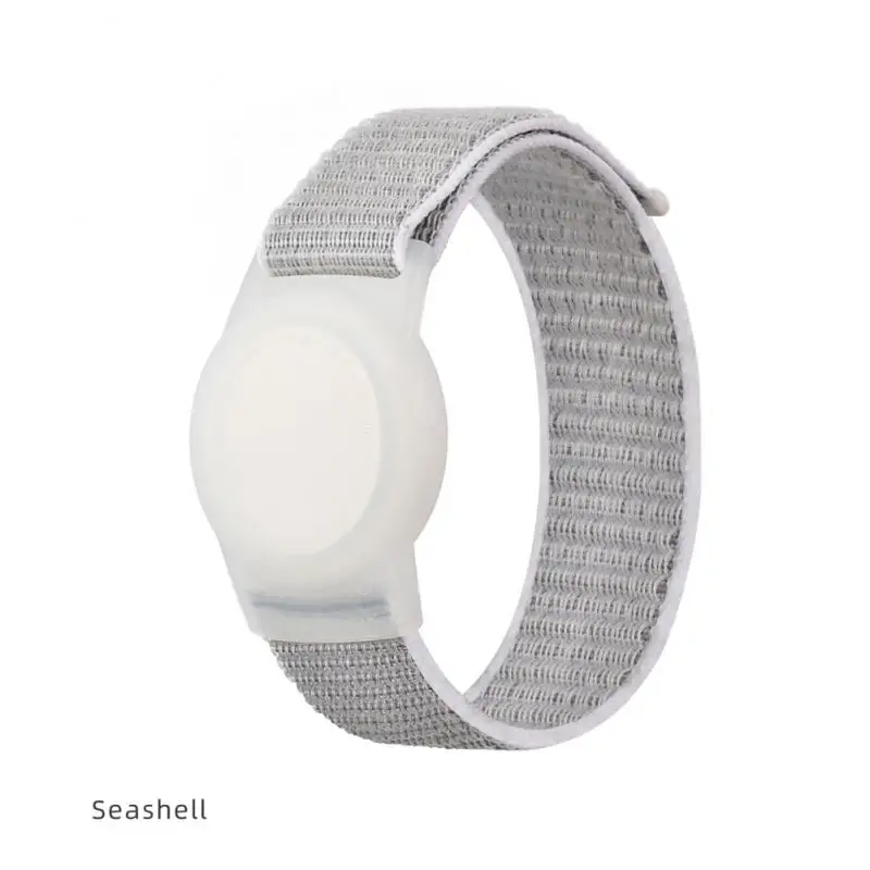 Case For Apple AirTags TPU Nylon Strap Air Tag Anti-Scratch Bracelet Protective Cover Shell For AirTag Children Watch Strap 2021 