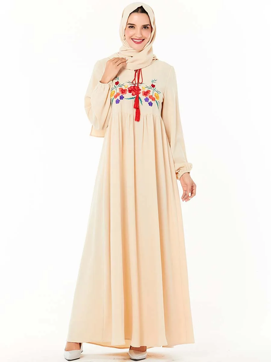 Женская одежда abaya Pakistan Дубай Турция Бангладеш большие размеры Исламская с