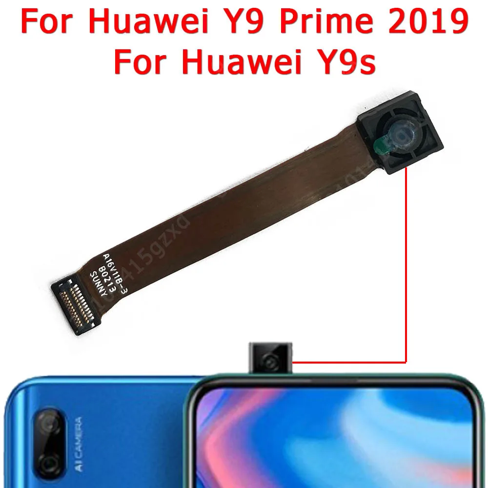 Original For Huawei Y9 Prime 2019 Y9s Front Camera Frontal Main Facing