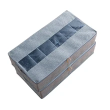 

2PCS Underbed Storage Bin Foldable Multi-Purpose Storage Box Large Capacity Bedroom Storage Containers Used For Debris Clothes