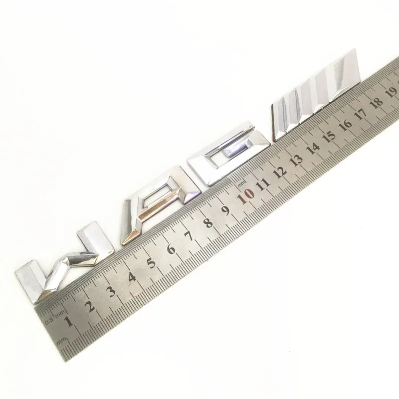10 шт. или 20 шт. серебристые или Черные ABS a-nn-g 3D наклейки для автомобиля буквы, значок, эмблема, наклейки, аксессуары для стайлинга автомобилей