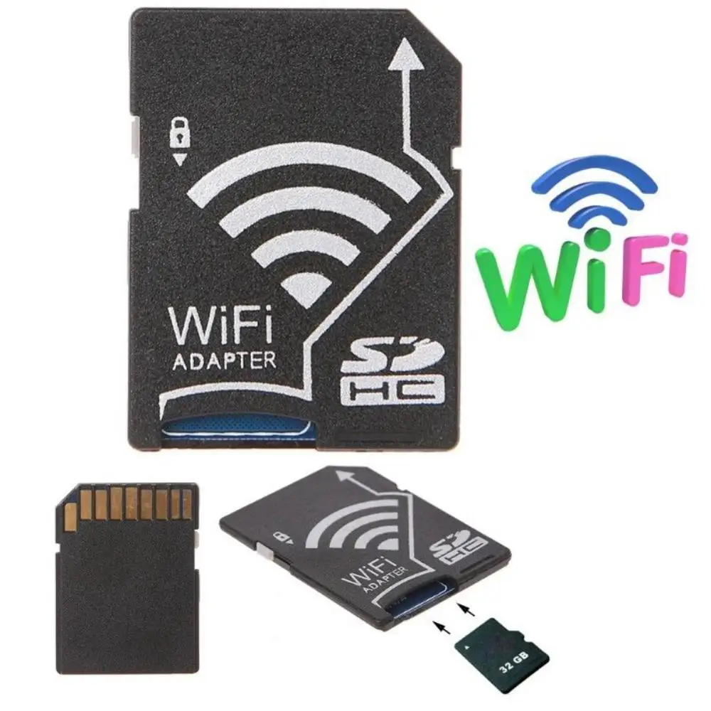 SDHC карта адаптер Micro SD MicroSD TF конвертер для камеры wifi передача беспроводной Поддержка 8 ГБ 16 ГБ 32 ГБ Высокое качество