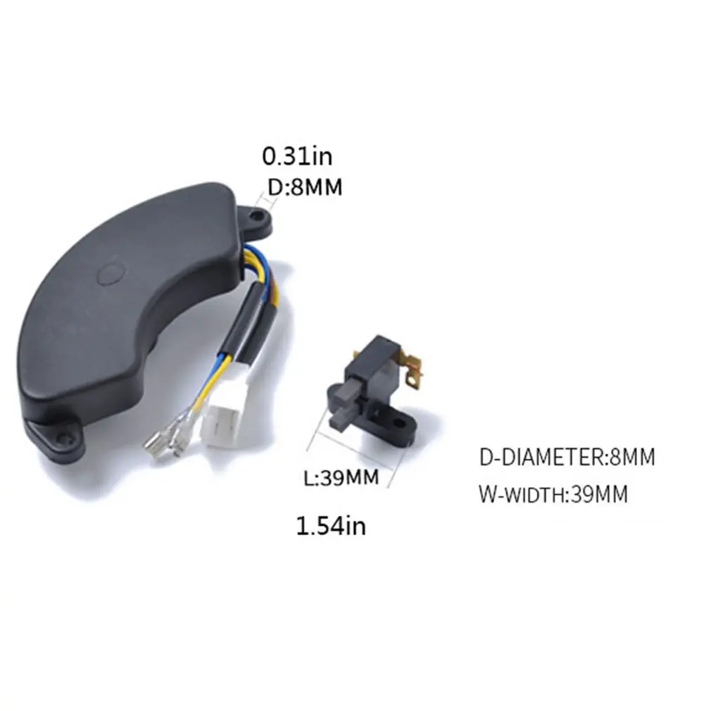 Для мотоцикла для Honda бензиновый генератор 188f/190f Avr Gx390 однофазный регулятор напряжения с угольной щеткой