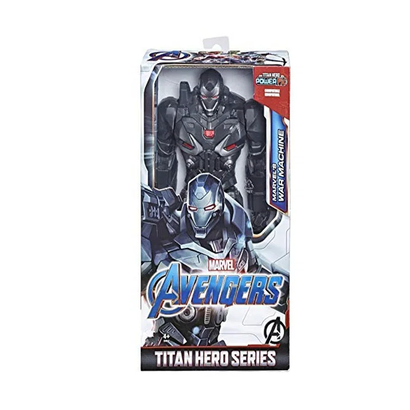 War Machine with box Marvel Мстители эндшпиль 12 ''/30 см Капитан Америка, соколиный глаз Тор военная машина человек-муравей Титан герой фигурки игрушки куклы для детей - Цвет: War Machine with box