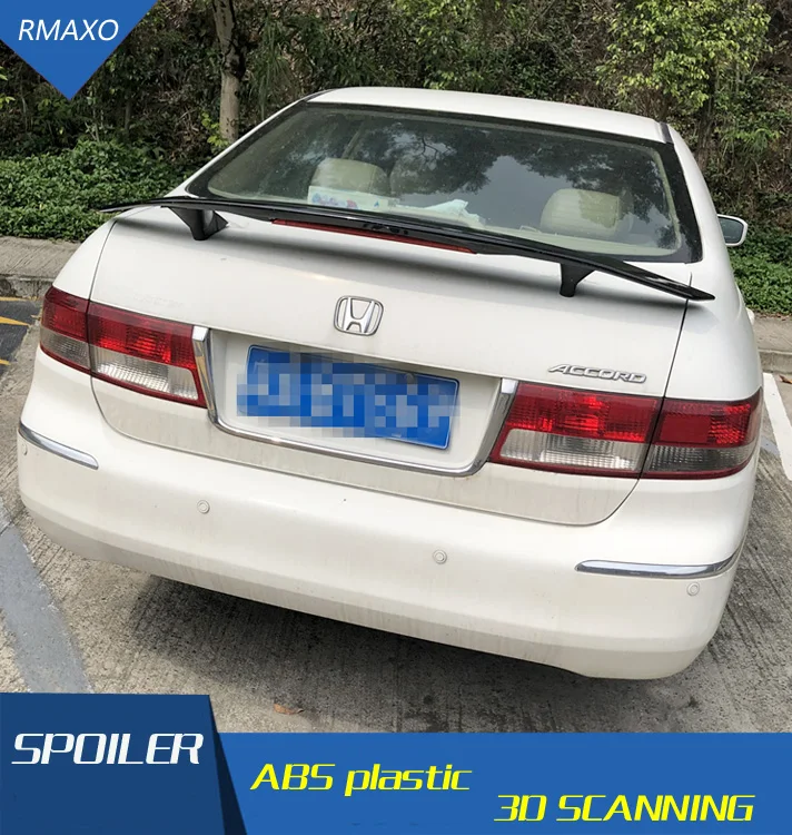 Для Accord спойлер 2003-2005 для Honda высокого качества ABS Материал заднее крыло