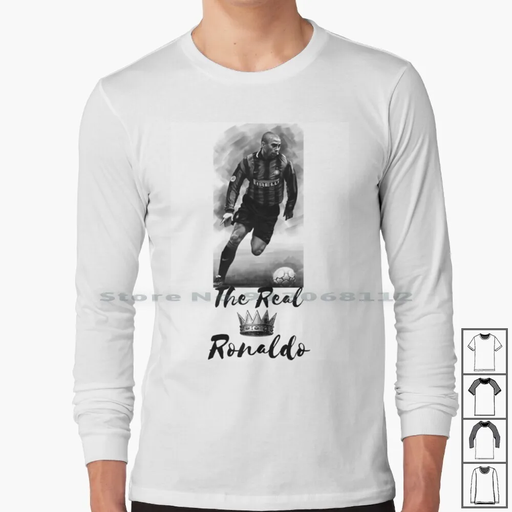 La Vera Maglietta A Maniche Lunghe Ronaldo Ronaldo Luis Nazario De Lima Ronaldo Nazario De Lima Ronaldo De Lima Ronaldo Nazario