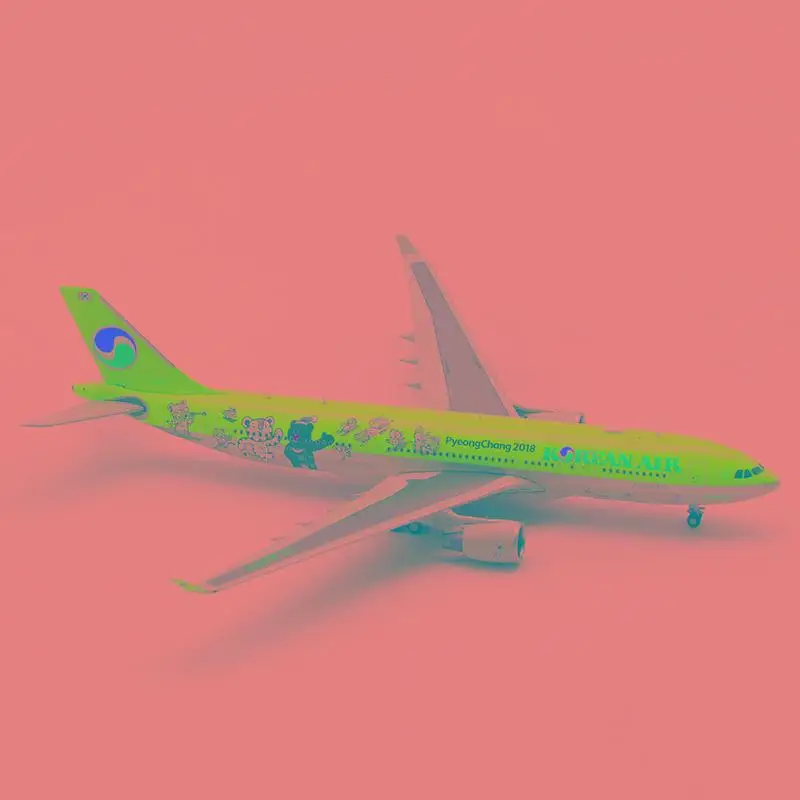 JC Крылья KORAN AIR AIRBUS A330-200 HL8227 1/400 литье под давлением модель самолета