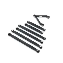 Axial SCX24 90081 4WD Mini voiture d'escalade RC métal mise à niveau pièces modifiées chariot pour toute la voiture, noir et rouge disponibles