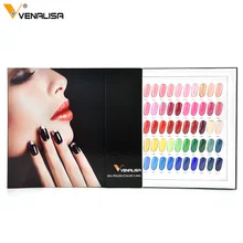 Гель лак для ногтей Venalisa 12 мл 120 диаграмма цветов платформа displayer