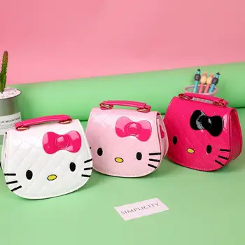 

Hot Sale Mini Bag Children Handbag For Baby Grils Cartoon Kitty PU Waterproof Should Bag Kids Girls Fashion Messenger Bags
