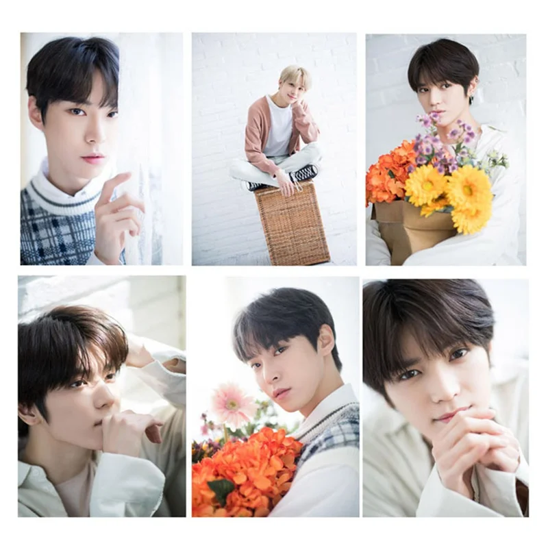 21 шт./компл. NCT Taeyong Jungwoo Doyoung с украшением в виде кристаллов автобусная карта Фотокарта вентиляторы коллекция подарков