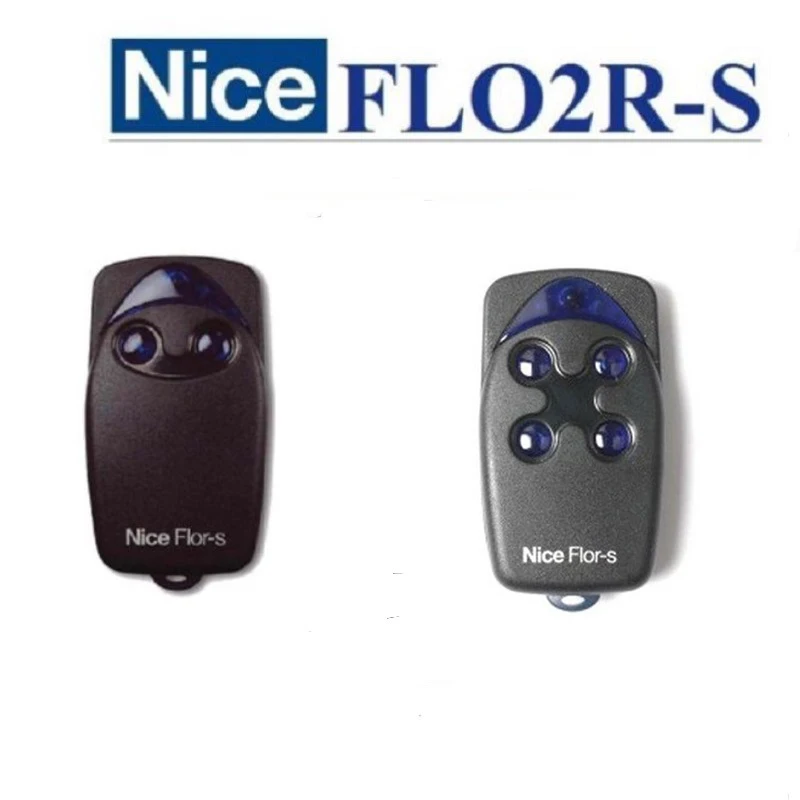 

1piece Nice Flor-s FLO4R-S/ FLO2R-S rolling code replacement garage door remote control 433.92mhz NEW