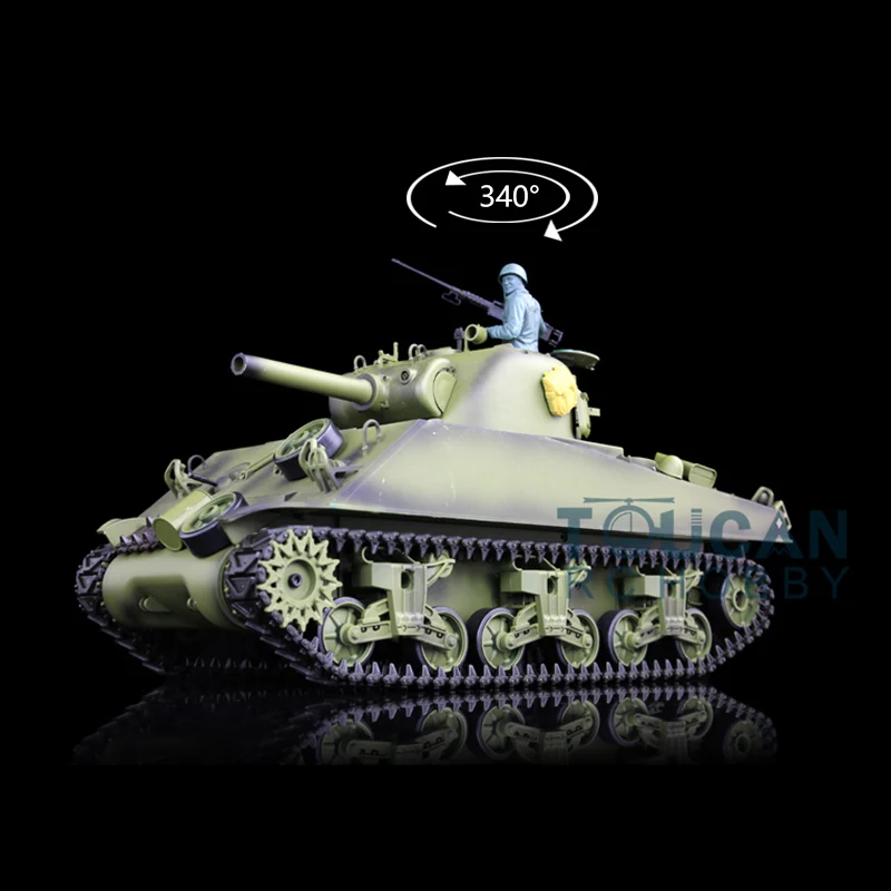 2 4G Henglong 1/16 весы TK 6 0 S поколение инфракрасная битва пластиковая версия M4A3 Sherman RTR