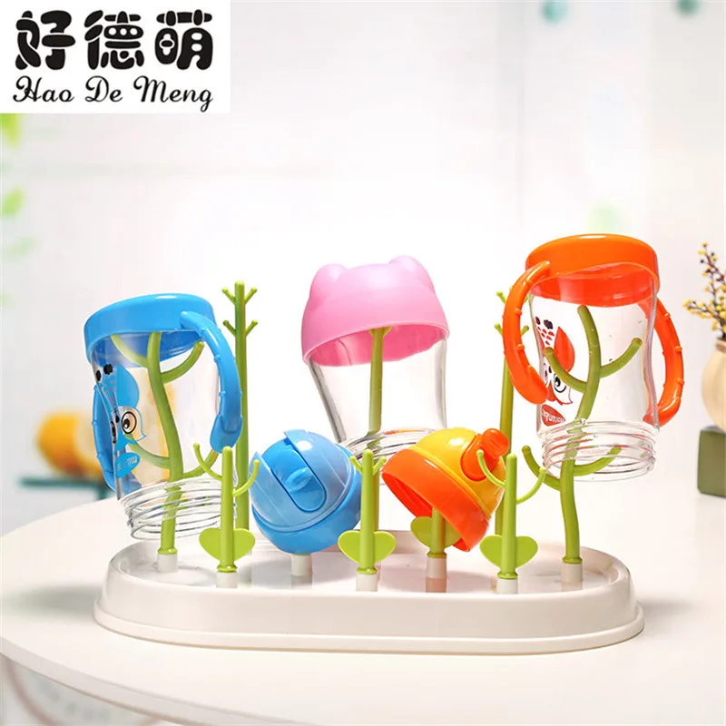 

Portable Bottle Drying Rack Sun Cup Infant Bottle Drying Rack Sub-Baby Multi-functional Bottle Drying Rack Draining Shelf