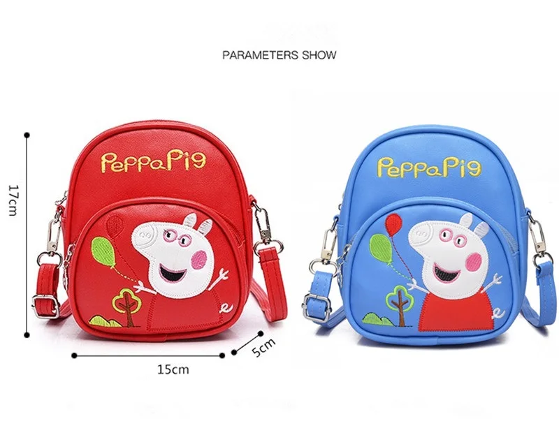 Бренд Peppa Pig Джордж Портмоне Плюшевые игрушки куклы дети девочки мальчики Kawaii детский сад сумка кошелек рюкзак детский подарок