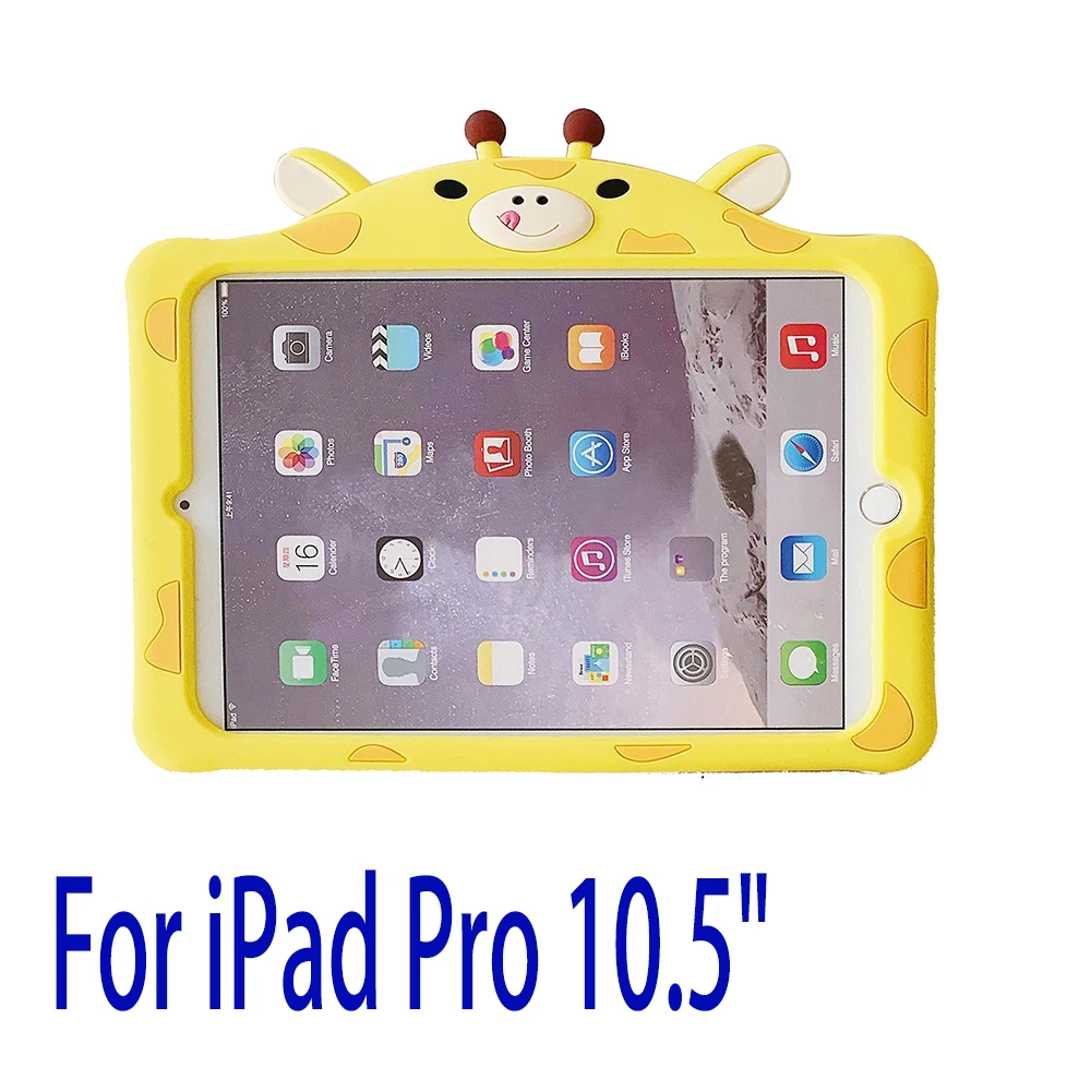 Противоударный чехол с жирафом для iPad Mini 7,", чехол для планшета с мультяшным рисунком, чехол для iPad 10,2 iPad Air 2, детский безопасный чехол s - Цвет: as photo