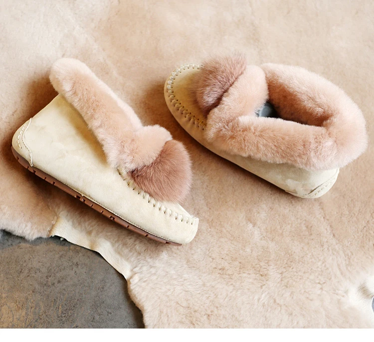 GRWG/зимняя обувь; ; лоферы из натуральной кожи; натуральный мех; зимняя Классическая обувь на плоской подошве; женская модная обувь