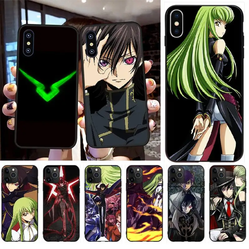 NBDRUICAI аниме Julius Kingsley код Geass DIY окрашенный блестящий чехол для телефона iPhone 11 pro XS MAX