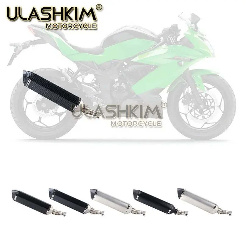 Мотоциклетная выхлопная контактная средняя труба для Kawasaki Z250 2008- Ninja 300 2013- Ninja 250R 2008-2012