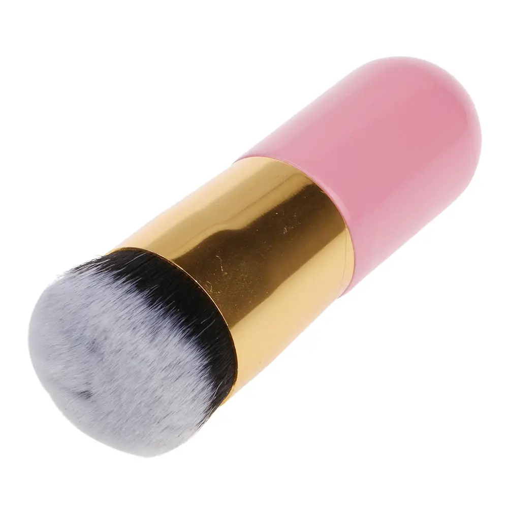 

Head Brush Big Round Cosmetic Tool Foundation Cream Face Powder Women Synthetic fiber+ Wood Soft Approx. 10.5cm