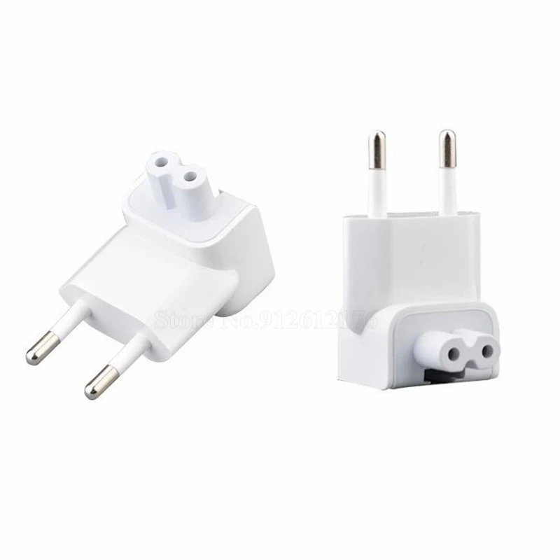 50PCS Euro Plug AC Duck Head for iPad Air Pro MacBook charger Suit MagSafe 2 Wall Charge Power Adapter EU European Pin | Электроника
