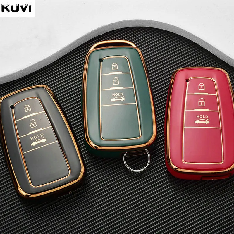 TPU Car Remote Key Cover Case Shell For Toyota Camry RAV4 Prius CHR C-HR Avalon Corolla Land Cruiser Prado Accessories key case key case cover car key shell remote control case cover