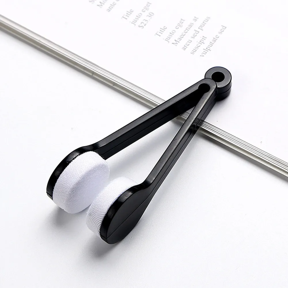 Sunglasses Lens Cloth Eyeglasses Microfiber Cleaner Cleaning Slippers Handle Wiper Use Spectacles Eyewear Brush drop | Аксессуары для