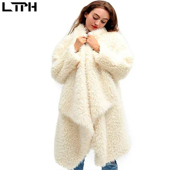 

2019 Polyester New Mujer Sobretudo Winter Coat Europe And The Autumn Hot Explosions Fashion Cardigan Jacket Double-faced Plush