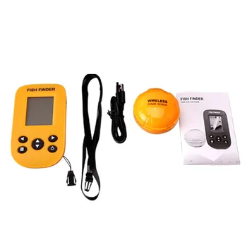 

Portable Wireless Fish Finder Sonar Sensor Transducer Echo Sounder Alarm Detector 80 Meters Depth Fish Finder Sea