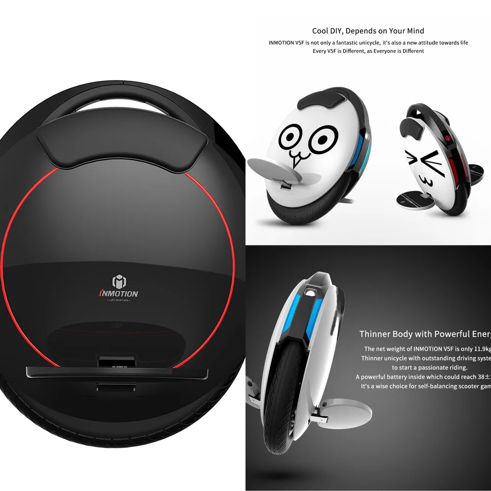 

patinete Inmotion Unicycle Monowheel Onewheel Scooter Balance overboard Electric trotinette dualtron ultra