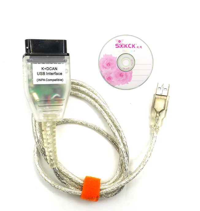 2018 VSTM для INPA K + CAN с чипом FT232RL переключателем DCAN USB интерфейсный кабель 20PIN|Деталь