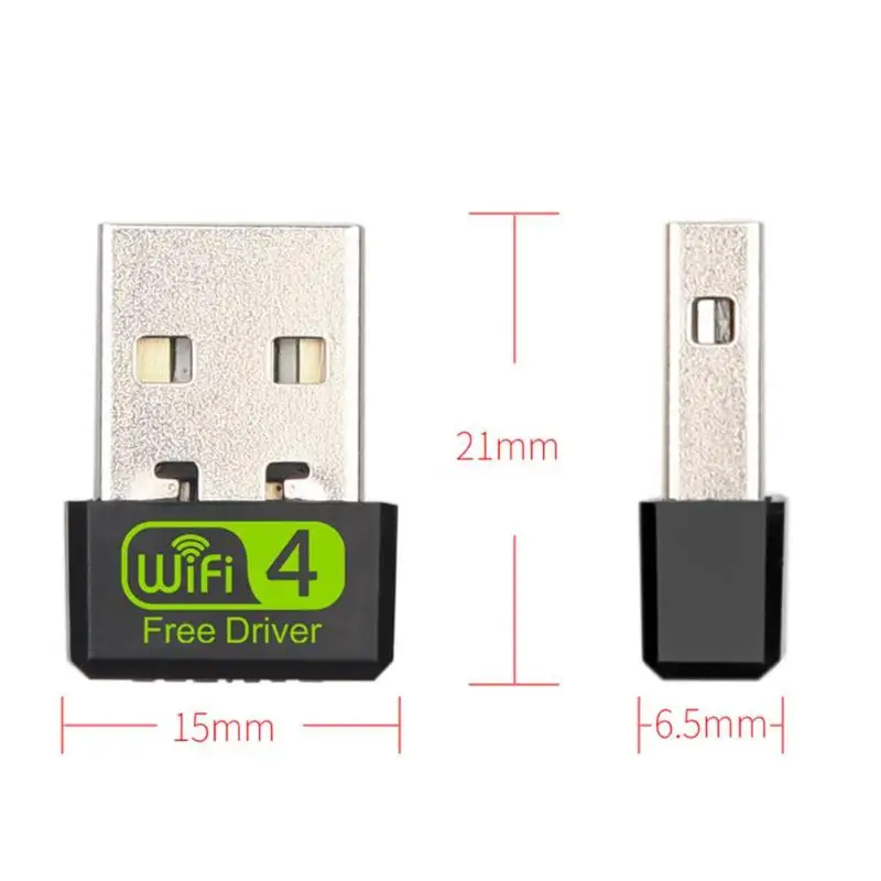 USB Wifi адаптер Бесплатный драйвер 150 Мбит/с Wi-Fi адаптер Ethernet PC WiFi Dongle 2,4G сетевая карта антена Wi приемник для Windows