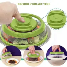 Вакуумное пищевое уплотнение крышки, шеф-повара концепции пресс-купол Размер герметичный уплотнитель Mintiml крышка Кухня Мгновенный Вакуумный пищевой уплотнитель