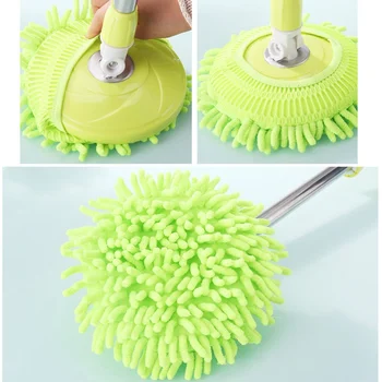 

Household Mop Head Floor Cleaning Replacement Cloth Chenille Replacement Mop Pad Paste Cloth Cover Home Clean Tools Dropshipping