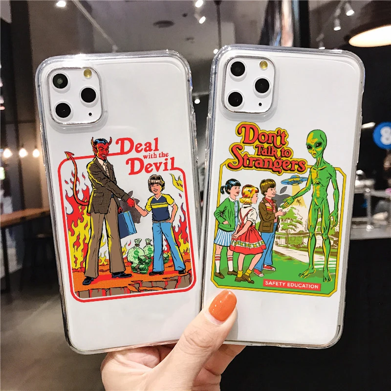 

Funny Halloween Satan Vintage Let's Summon Demons Graphic TPU soft Phone Case for iPhone SE 11 Pro Max XR XS Max 8 7 6s 6Plus