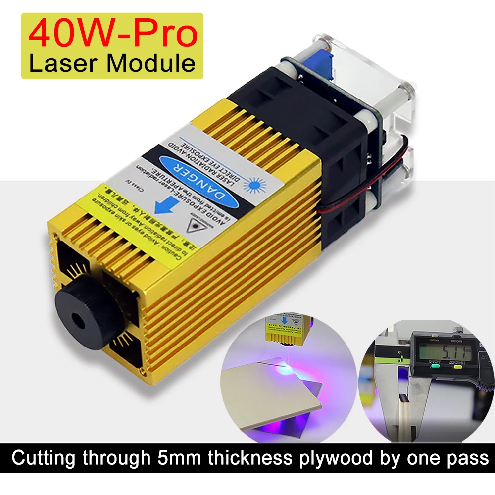 Лазерный модуль 40W-Pro встроенная лазерная головка регулируемое фокусное