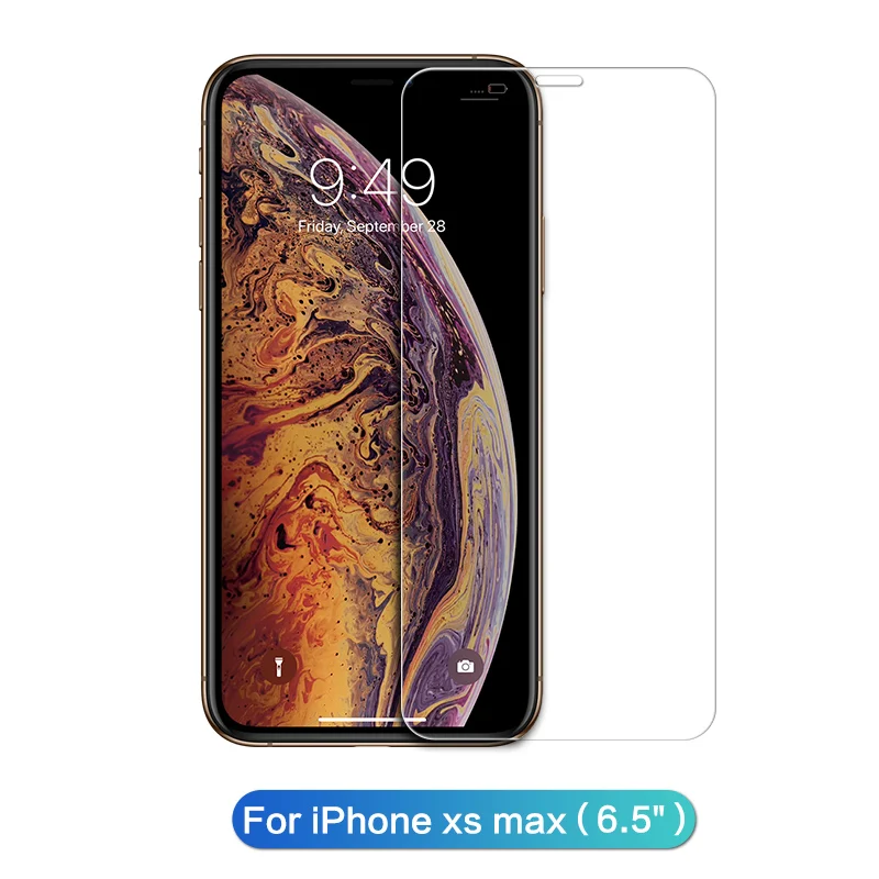 For iphone Xs max SmartDevil Алмазный протектор экрана для iphone 11 pro max HD закаленное стекло для iphone X Xs Max Xr 6 S 7 8 plus защита экрана - Цвет: For iphone Xs max