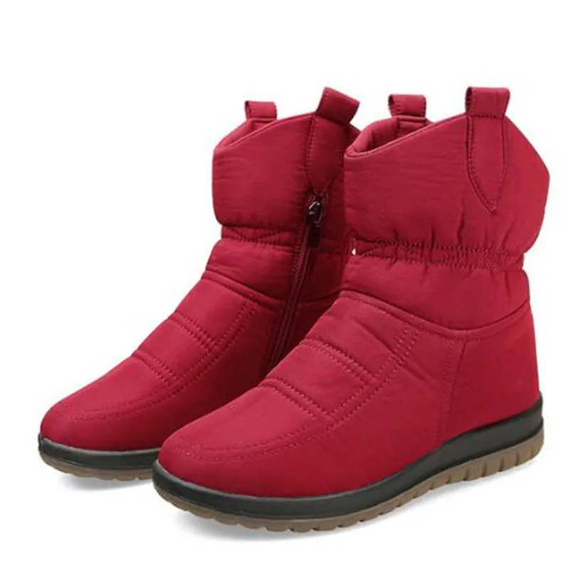BEYARNENew warm snow boots for women comfortable short boots warm shoes for women plus thick cotton velvet shoes casual winter